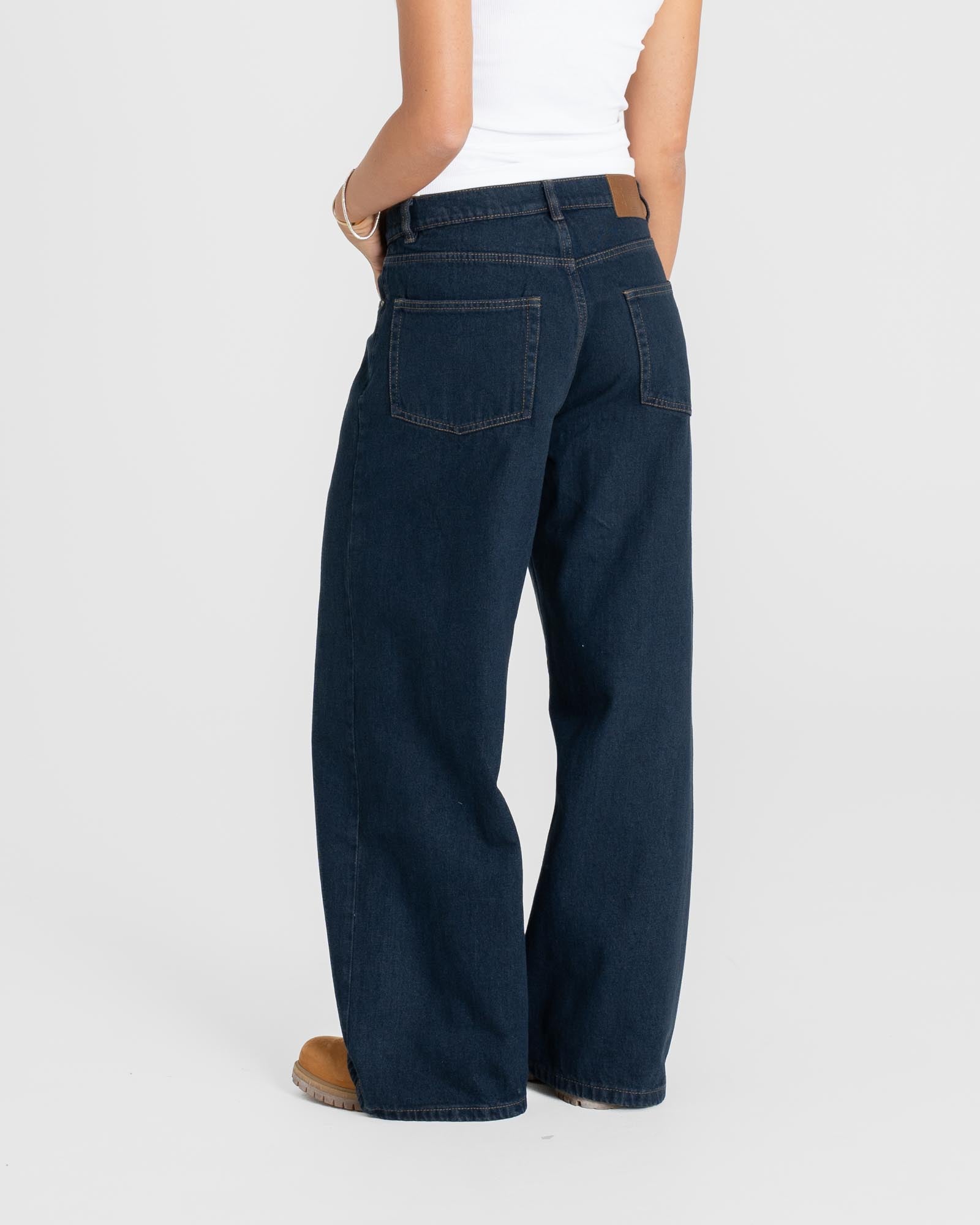 Baggy denim jeans indigo
